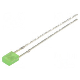 LED dreptunghiular verde 3,2x3,2x4,15mm 330÷500mcd 100° | Electronic-mag.ro | Componente Electronice