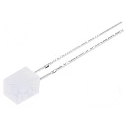 LED pătrată verde 5x5x7mm 500-750mcd 140° 30mA 2,8-3,6VDC | Electronic-mag.ro | Componente Electronice