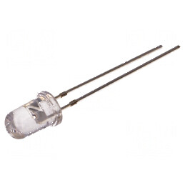 LED 5mm roșie 4500-6000mcd 30° convex | Electronic-mag.ro | Componente Electronice