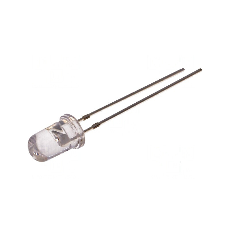 LED 5mm roșie 4500-6000mcd 30° convex | Electronic-mag.ro | Componente Electronice