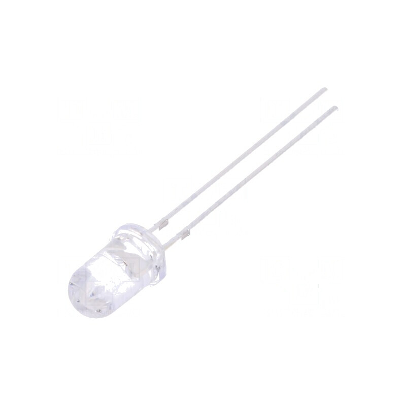 LED 5mm roșie 7000-9000mcd 15° convex | Electronic-mag.ro | Componente Electronice
