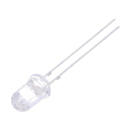 LED 5mm roșie 7000-9000mcd 15° convex | Electronic-mag.ro | Componente Electronice
