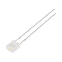 LED dreptunghiular 2x4x5mm alb rece 500-750mcd 100° 20mA | Electronic-mag.ro | Componente Electronice