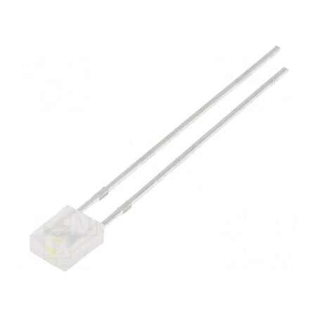 LED dreptunghiular 2x4x5mm alb rece 500-750mcd 100° 20mA | Electronic-mag.ro | Componente Electronice