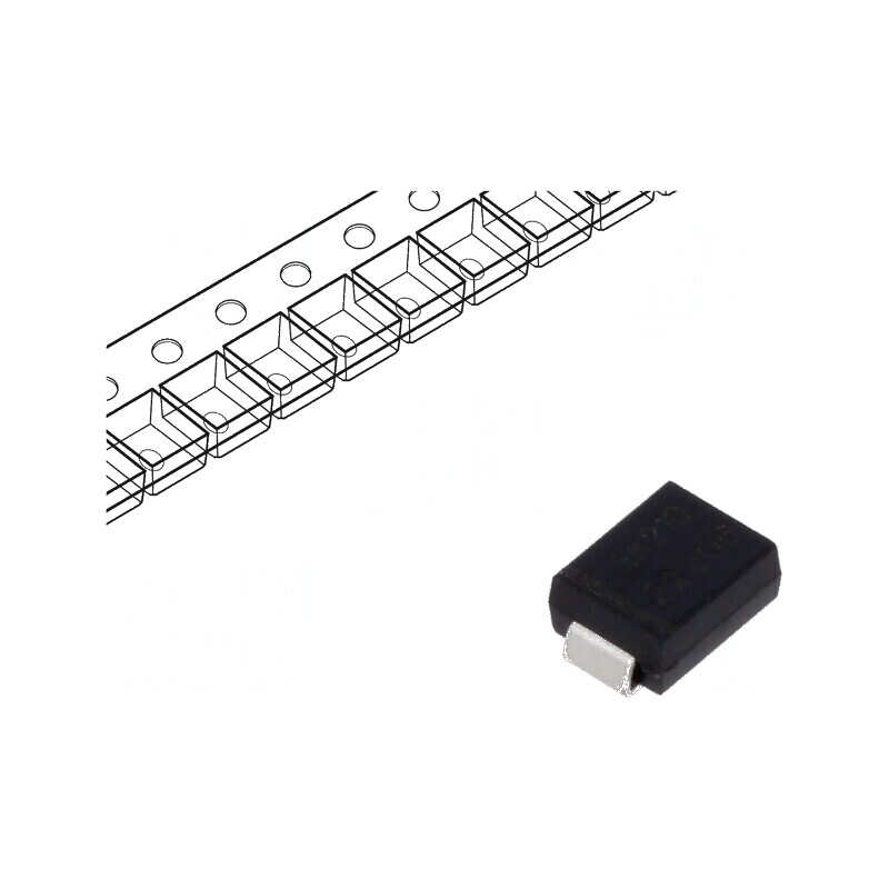 Diodă Schottky SMD 100V 2A SMB pentru redresoare | Electronic-mag.ro | Componente Electronice Diodă Schottky SMD 100V 2A SMB pentru redresoare | Electronic-mag.ro | Componente Electronice