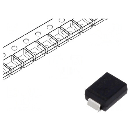 Diodă Schottky SMD 100V 2A SMB pentru redresoare | Electronic-mag.ro | Componente Electronice
