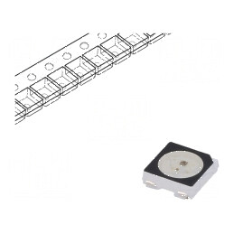 LED SMD 5050 Programabil RGB PLCC4 5x5x1,6mm 3,7÷5,5VDC | Electronic-mag.ro | Componente Electronice