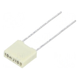 Condensator poliester 10nF 63VAC 100VDC 5mm ±5% -55÷105°C | Electronic-mag.ro | Componente Electronice