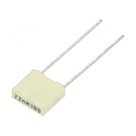 Condensator poliester 22nF 63VAC 100VDC 5mm ±10% THT R82 | Electronic-mag.ro | Componente Electronice