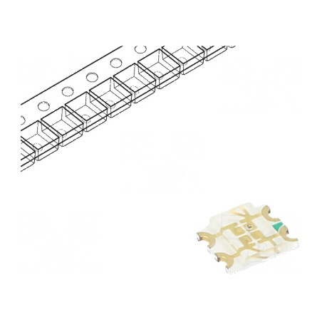 LED SMD 1206 RGB 3,2x2,7mm 140° 1,8-3,4V | Electronic-mag.ro | Componente Electronice