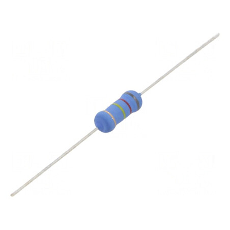 Rezistor metal oxide 820kΩ 2W ±5% Ø5x12mm -55÷155°C | Electronic-mag.ro | Componente Electronice