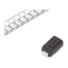 Diodă redresoare SMD 1kV 1A 500ns DO214AC SMA Ufmax 1,3V | Electronic-mag.ro | Componente Electronice