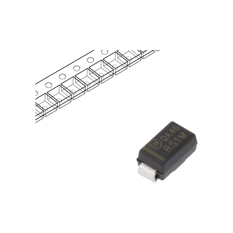 Diodă redresoare SMD 1kV 1A 500ns DO214AC SMA Ufmax 1,3V | Electronic-mag.ro | Componente Electronice Diodă redresoare SMD 1kV 1A 500ns DO214AC SMA Ufmax 1,3V | Electronic-mag.ro | Componente Electronice