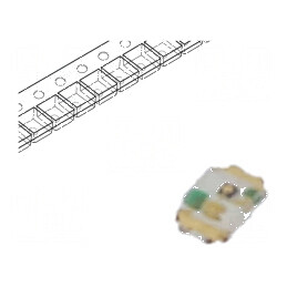 LED SMD 0402 roșie 1÷2,5mcd 1x0,6x0,2mm 1,8V 1mA 50mW | Electronic-mag.ro | Componente Electronice