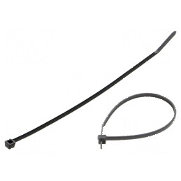 Colier de strângere poliamidă 80N negru 139mm x 2,5mm | Electronic-mag.ro | Componente Electronice