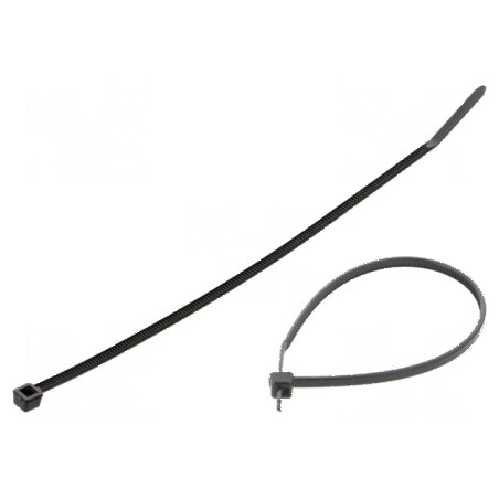 Colier de strângere poliamidă 80N negru 139mm x 2,5mm | Electronic-mag.ro | Componente Electronice