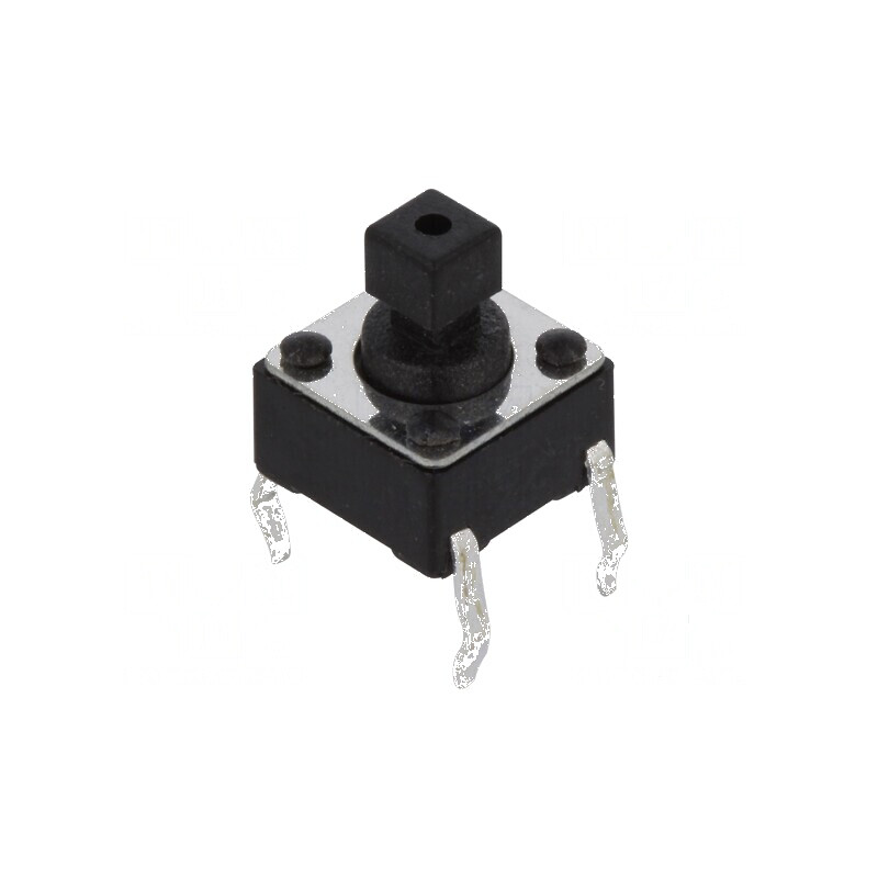 Microîntrerupător TACT SPST-NO 0,05A/12VDC THT 2 Pozitii | Electronic-mag.ro | Componente Electronice
