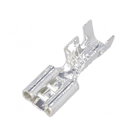Terminal plat 6,3mm mamă 4÷6mm2 pentru cablu crimpat | Electronic-mag.ro | Componente Electronice