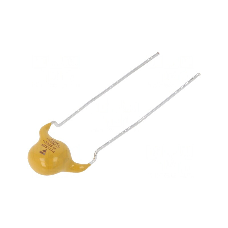 Condensator ceramic antiperturbații X1 Y1 1,5nF Y5V ±20% THT | Electronic-mag.ro | Componente Electronice