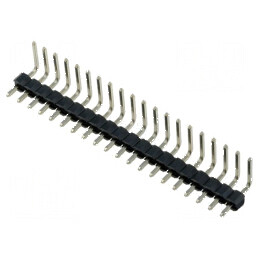 Conector 20 pini unghi 90° THT pentru şiruri pini tată | Electronic-mag.ro | Componente Electronice