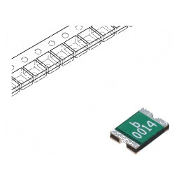 Siguranță polimerică PTC 140mA Imax 10A 0ZCG 1812 | Electronic-mag.ro | Componente Electronice