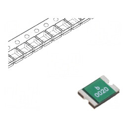 Siguranță polimerică PTC 200mA Imax 10A 0ZCG 1812 | Electronic-mag.ro | Componente Electronice