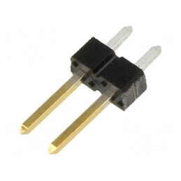Conector şir pini BERGSTIK tată PIN 2 drept THT | Electronic-mag.ro | Componente Electronice