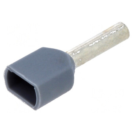 Vârf tub de capăt izolată dublă cupru 0,75mm² 8mm cositorit | Electronic-mag.ro | Componente Electronice