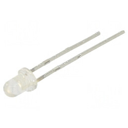 LED 3mm Albastru 400-800mcd 20° Convex 120mW | Electronic-mag.ro | Componente Electronice