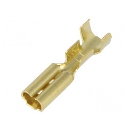 Terminal plat 2,8mm mamă 0,5÷1mm2 crimpat pe cablu | Electronic-mag.ro | Componente Electronice