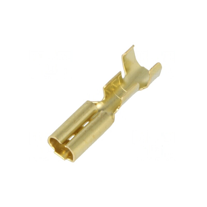 Terminal plat 2,8mm mamă 0,5÷1mm2 crimpat pe cablu | Electronic-mag.ro | Componente Electronice