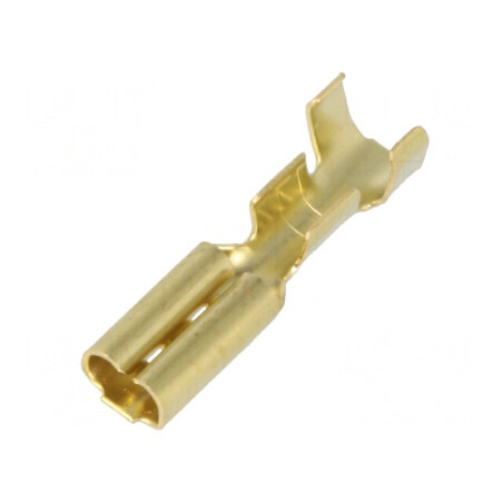 Terminal plat 2,8mm mamă 0,5÷1mm2 crimpat pe cablu | Electronic-mag.ro | Componente Electronice