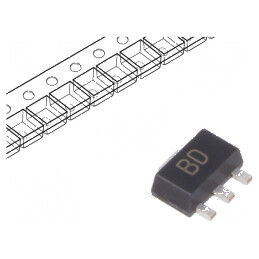 Tranzistor NPN bipolar 45V 1A 1W SOT89 | Electronic-mag.ro | Componente Electronice