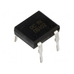 Punte redresoare monofazată 100V 1A DB-1 THT tub | Electronic-mag.ro | Componente Electronice