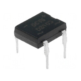 Punte redresoare monofazat 200V 1A 50A DB-1 THT tub | Electronic-mag.ro | Componente Electronice