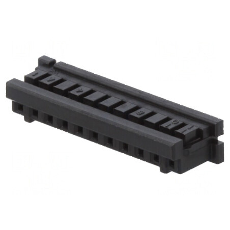 Conector cablu-cablu PCB mufă mamă PIN 11 DF3 2mm drept | Electronic-mag.ro | Componente Electronice