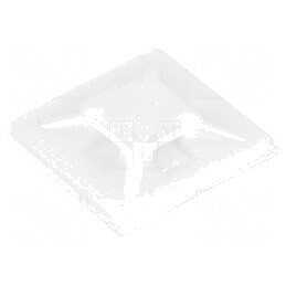 Element de susținere autoadeziv poliamidă UL94V-2 natural | Electronic-mag.ro | Componente Electronice