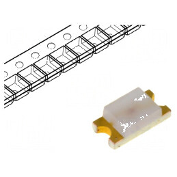 LED SMD 1206 galben 2,8-8mcd 3,2x1,6x1,1mm 170° 20mA 65mW | Electronic-mag.ro | Componente Electronice