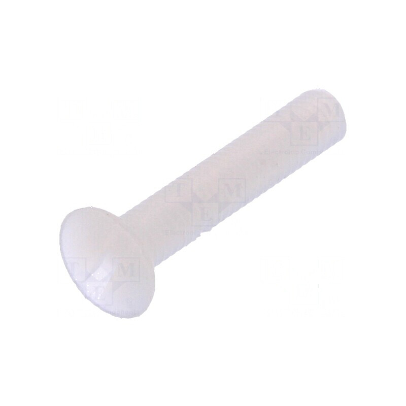 Şurub M3x16 îngropat crestat 1mm poliamidă naturală | Electronic-mag.ro | Componente Electronice Şurub M3x16 îngropat crestat 1mm poliamidă naturală | Electronic-mag.ro | Componente Electronice