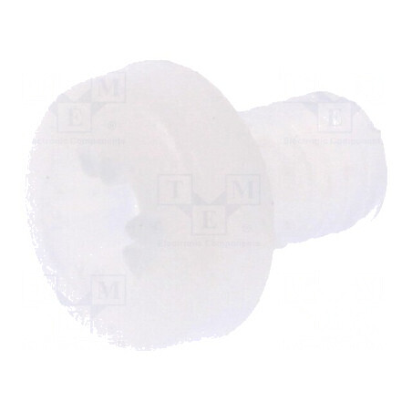 Şurub M3x5 Cap Rotund Pozidriv Poliamidă 0,5mm | Electronic-mag.ro | Componente Electronice