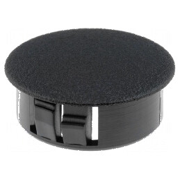 Capac de protecție poliamidă 3,3mm H: 11mm negru | Electronic-mag.ro | Componente Electronice