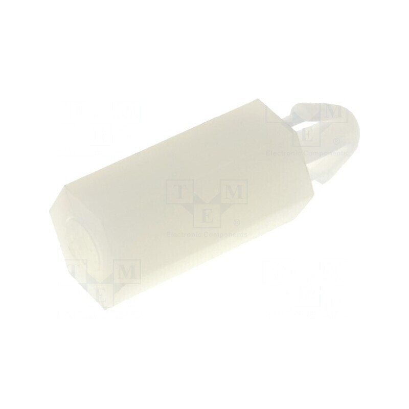Distanțier PCB poliamidă 11mm naturală cu cheie 5,5mm | Electronic-mag.ro | Componente Electronice