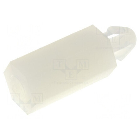 Distanțier PCB poliamidă 11mm naturală cu cheie 5,5mm | Electronic-mag.ro | Componente Electronice
