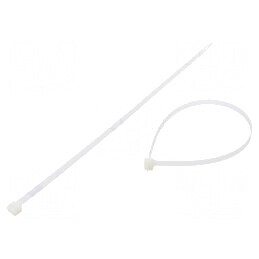 Colier strângere poliamidă 380mm 7,6mm 533N naturală | Electronic-mag.ro | Componente Electronice