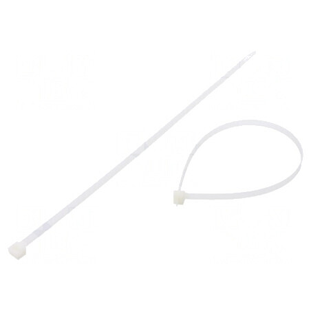 Colier strângere poliamidă 380mm 7,6mm 533N naturală | Electronic-mag.ro | Componente Electronice