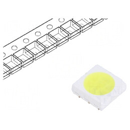 "LED SMD 5050 Alb Rece 17-18lm 5300-7000mcd 5500-6500K 120°" | Electronic-mag.ro | Componente Electronice
