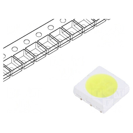 "LED SMD 5050 Alb Rece 17-18lm 5300-7000mcd 5500-6500K 120°" | Electronic-mag.ro | Componente Electronice