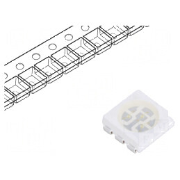 LED SMD 5050 Verde 12lm 3500-4500mcd 5,4x5x1,5mm 120° | Electronic-mag.ro | Componente Electronice