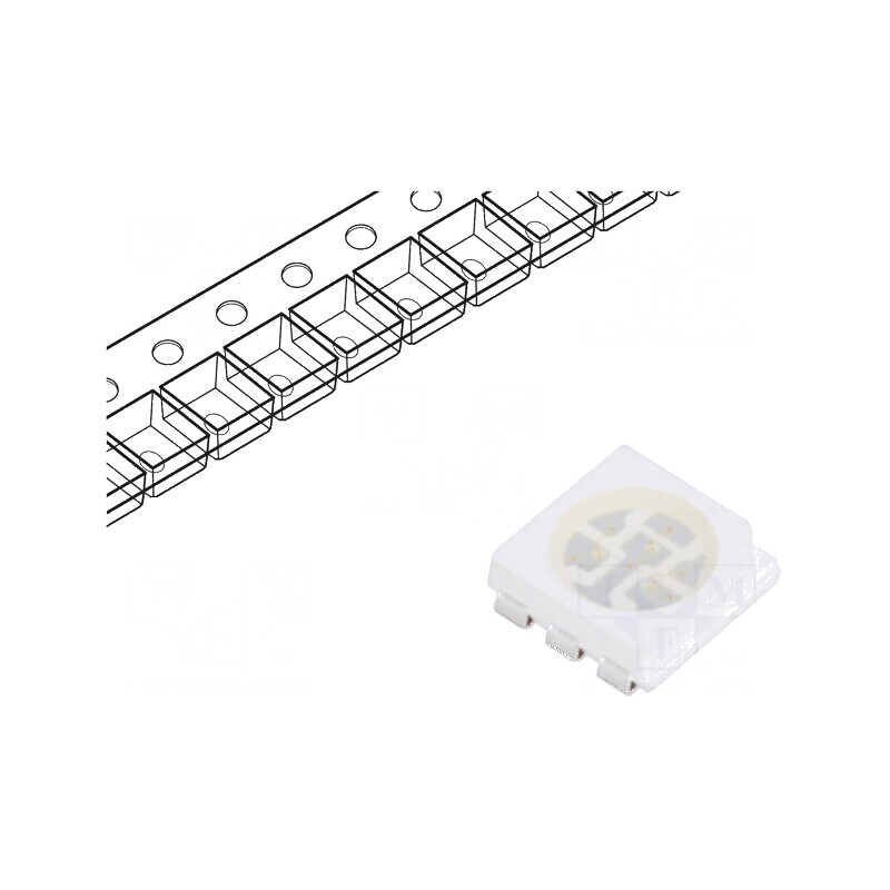 LED SMD 5050 PLCC6 Albastru 3lm 810-1250mcd 5,4x5x1,5mm 120° | Electronic-mag.ro | Componente Electronice LED SMD 5050 PLCC6 Albastru 3lm 810-1250mcd 5,4x5x1,5mm 120° | Electronic-mag.ro | Componente Electronice