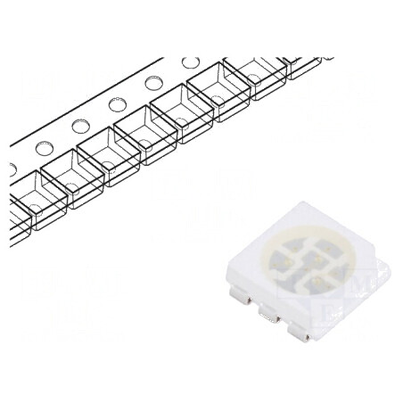 LED SMD 5050 PLCC6 Albastru 3lm 810-1250mcd 5,4x5x1,5mm 120° | Electronic-mag.ro | Componente Electronice